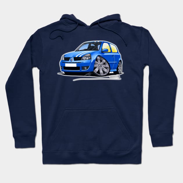 RenaultSport Clio 182 Blue (Stripes) Hoodie by y30man5